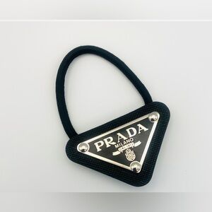 Prada Small Black Hair Tie